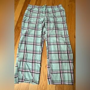 Life Is Good - Plaid Sleep Pants in Pink and Green